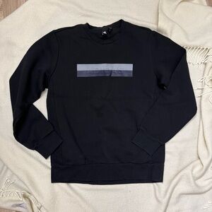Adidas Men's Black Crewneck Sweater